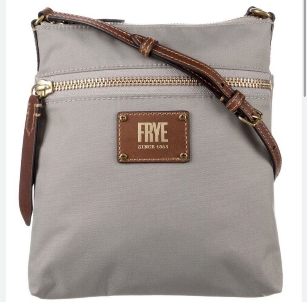 Frye Ivy Nylon Leather Crossbody Bag